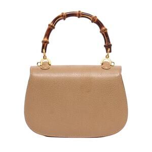 Gucci Bag Shoulder Handbag Bamboo Brown